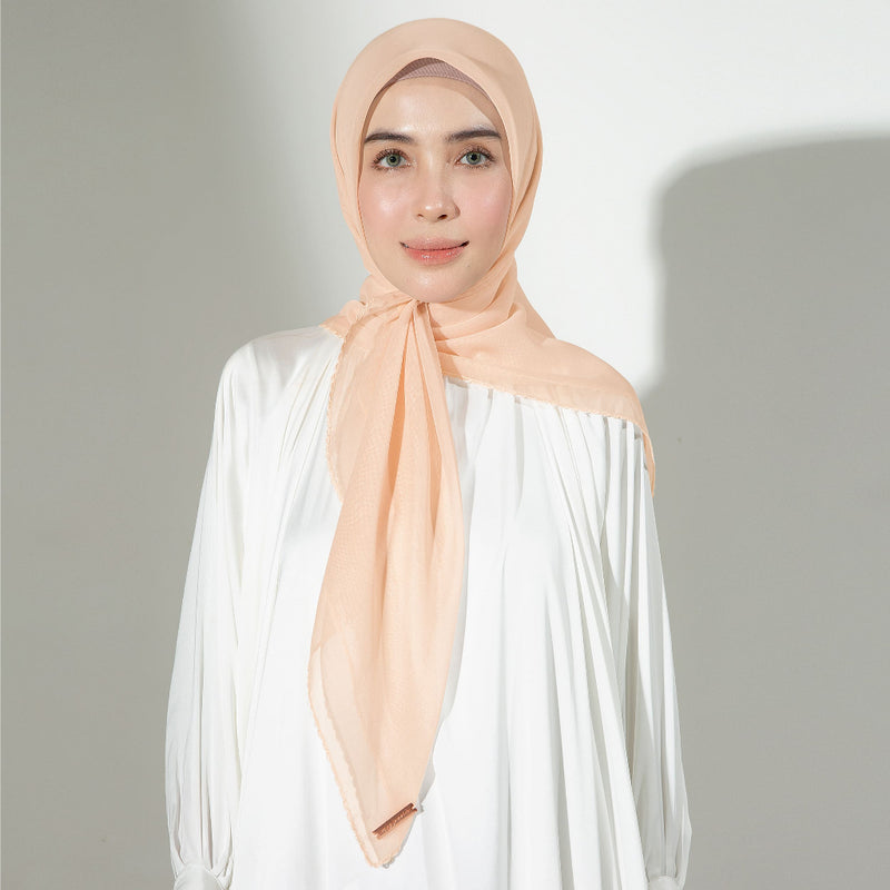 Paris Embroidery Signature Square (Hijab Paris Premium Segiempat Lozy X Hamidah)