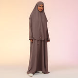 Amara Abaya Set (Gamis Abaya Set Khimar Haji dan Umrah)