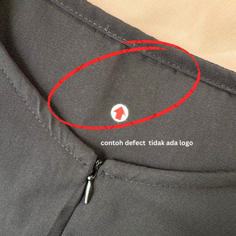 [Defect] Habiba Abaya Set (Gamis Abaya Set Kerudung)