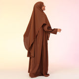 Amara Abaya Set (Gamis Abaya Set Khimar Haji dan Umrah)