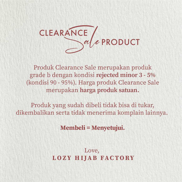 [KHUSUS JASTIPER] Defect Sale - All Hijab 39K
