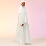 Amara Abaya Set (Gamis Abaya Set Khimar Haji dan Umrah)