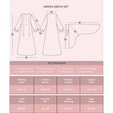 Amara Abaya Set (Gamis Abaya Set Khimar Haji dan Umrah)