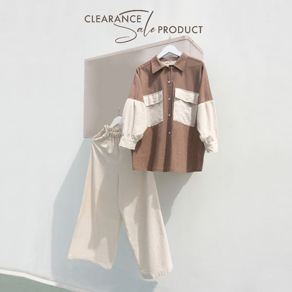 [Defect Sale] Hooja Set (One Set Setelan Kemeja Katun Linen)