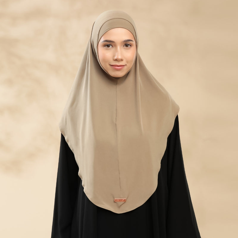 Malay Instan Hijab Lozy x Lesti Taupe