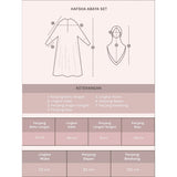 [Defect] Hafsha Abaya Set (Gamis Abaya Set Umroh)