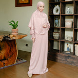 [Defect] Hanida Abaya Set (One Set Abaya Umroh Haji Gamis Set Kerudung Syari)