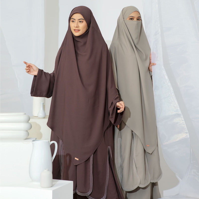 Hanira Tunik Set Khimar (One Set Tunik Khimar Haji dan Umrah)