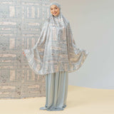 Rawda Prayer Set (Mukena Set Pattern Bahan Silk)