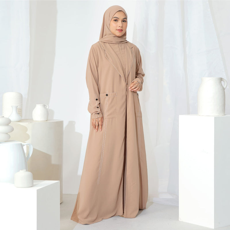 Meena Abaya Outer Tan