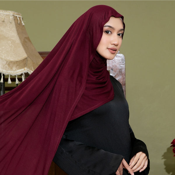 Arabian Shawl Lozy x Lesti Burgundy
