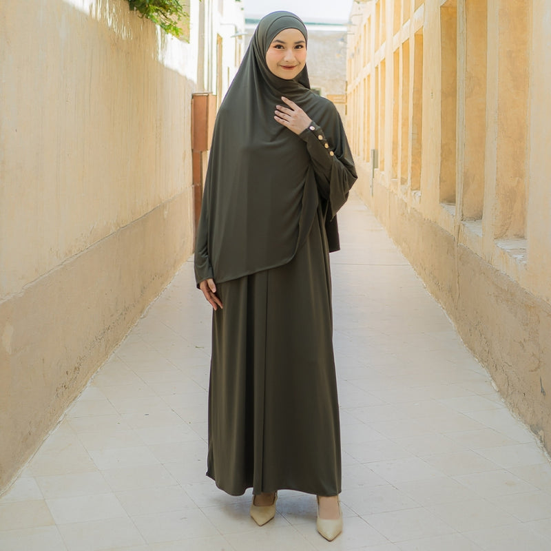 [Defect] Hafisa Abaya Dress Only (Dress Abaya Umroh Haji)