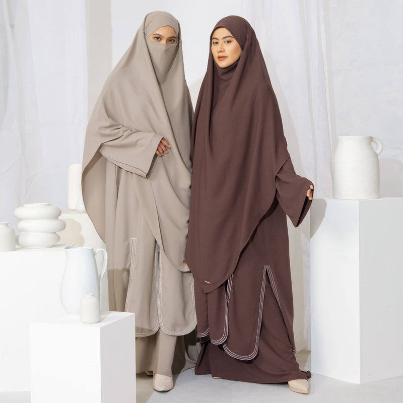 Hanira Tunik Set Khimar (One Set Tunik Khimar Haji dan Umrah)