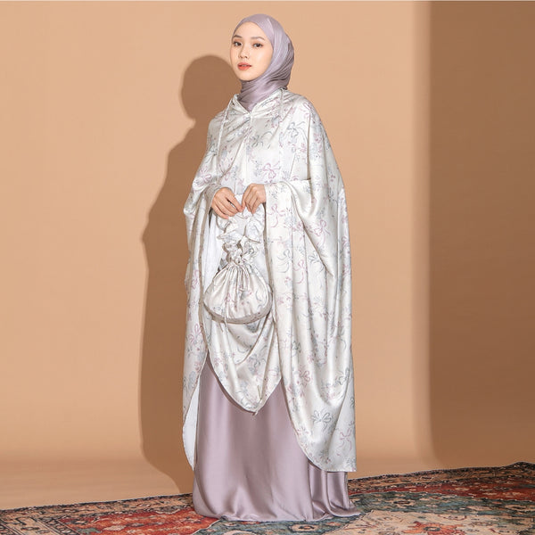 Julia Prayer Set Series 1 (Mukena Set Pattern Coquette Bahan Silk Lozy x Julia)