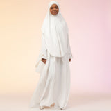 Amara Abaya Set (Gamis Abaya Set Khimar Haji dan Umrah)