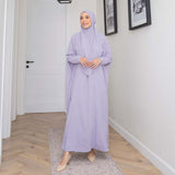 [Defect] Hafsha Abaya Set (Gamis Abaya Set Umroh)