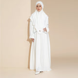 Sahla Abaya Set (Gamis Umroh Haji Abaya Set Kerudung)