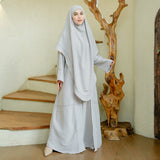 [Defect Sale] Havina Abaya Set (Gamis Abaya Set Kerudung)