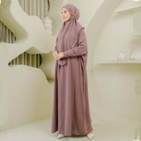 [Defect] Hafsha Abaya Set (Gamis Abaya Set Umroh)