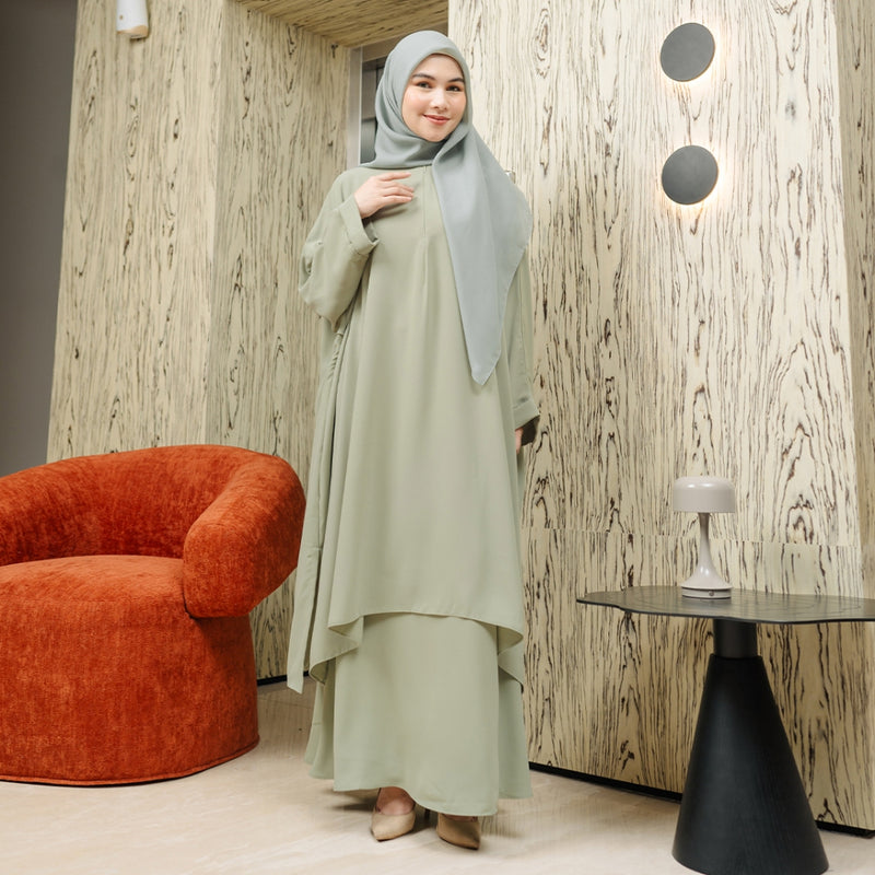 [Defect] Haifa Tunik Set (Atasan Bawahan One Set Tunik Melayu)