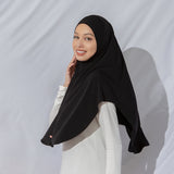 Naira Instan Syari (Hijab Instan Syari Haji Umrah Bahan Jersey)