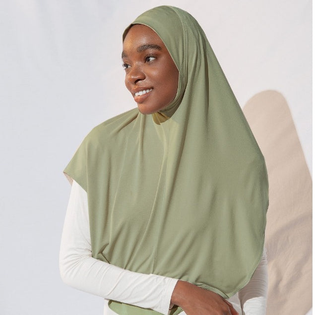 Naira Instan Syari (Hijab Instan Syari Haji Umrah Bahan Jersey)