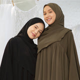Mida Shawl Lozy x Hamidah Black