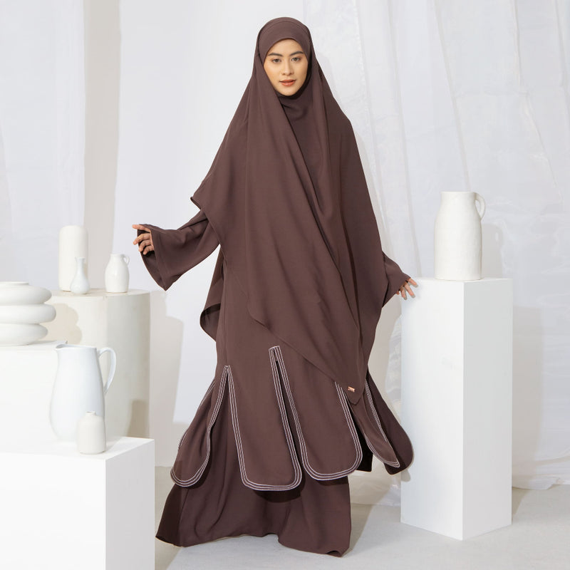 Hanira Tunik Set Khimar (One Set Tunik Khimar Haji dan Umrah)