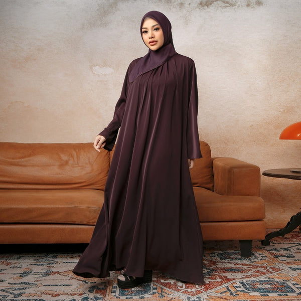 Azura Abaya Dress Violet
