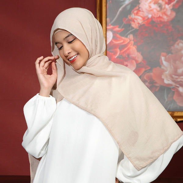 Mima Shawl Ivory New