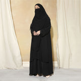 Yasmin Abaya Lozy x Cut Syifa Black L