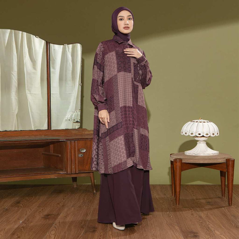 Rania Tunik Classic Wine