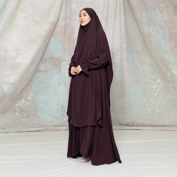 Alina Abaya Lozy x Cut Syifa Wineberry XL
