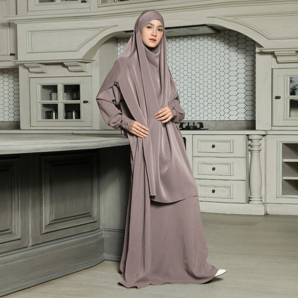 Sabiya Abaya Lozy X Cut Syifa Dusty Purple XL