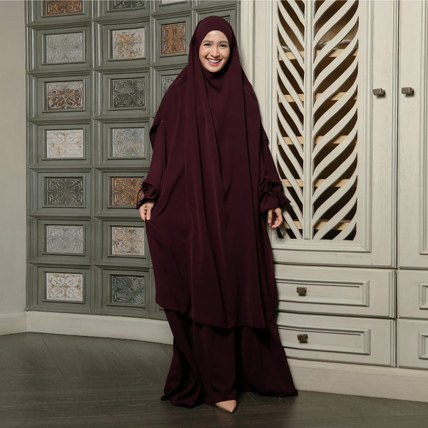 Alina Abaya Lozy x Cut Syifa Violet XL