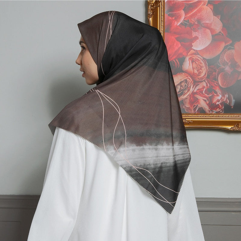 Aurel Scarf Exclusive Pattern Emerald Brown Series 1
