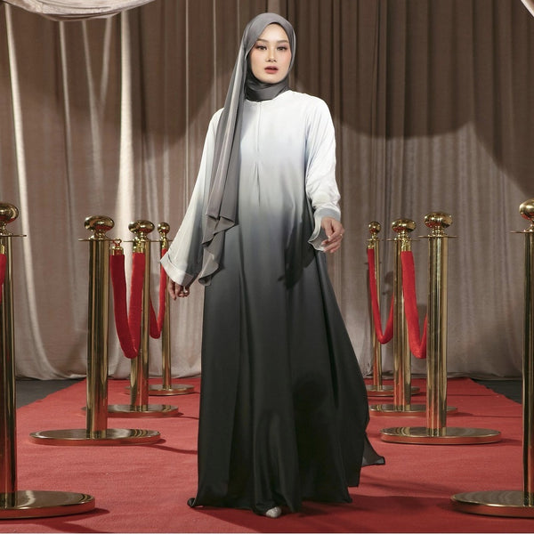 Hanum Abaya Dress Snow Black
