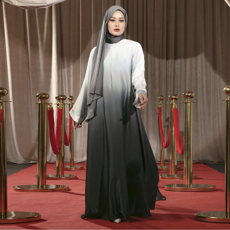 Hanum Abaya Dress Snow Black