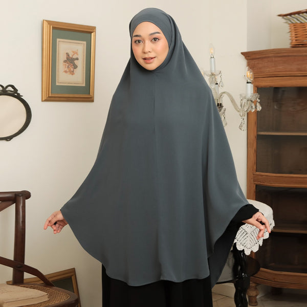 Saba Khimar Bandana Stone Grey