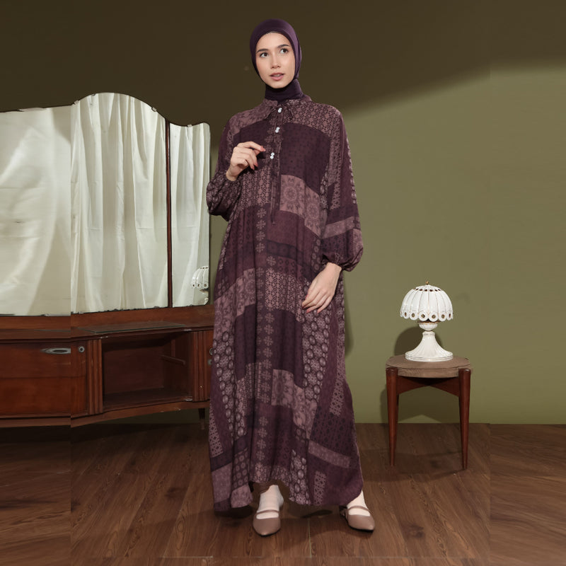 Rania Dress Classic Wine