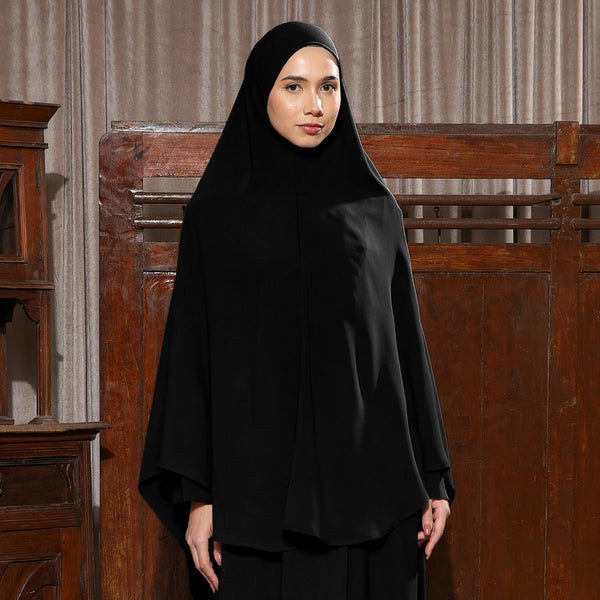 Saba Khimar Bandana Black