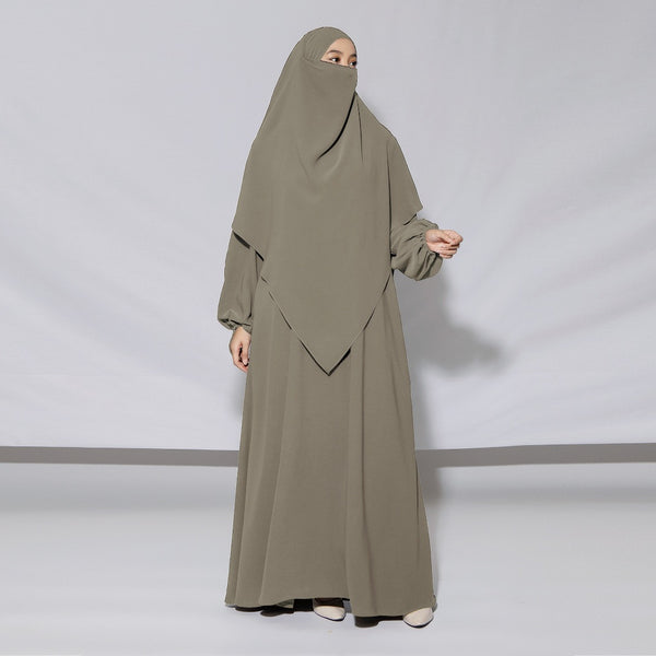 Fatima Abaya Set Natural