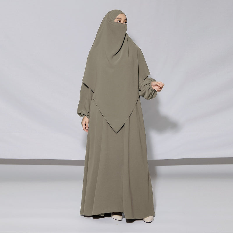 Fatima Abaya Set Natural
