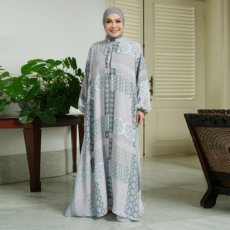 Rania Dress Creamy Grey