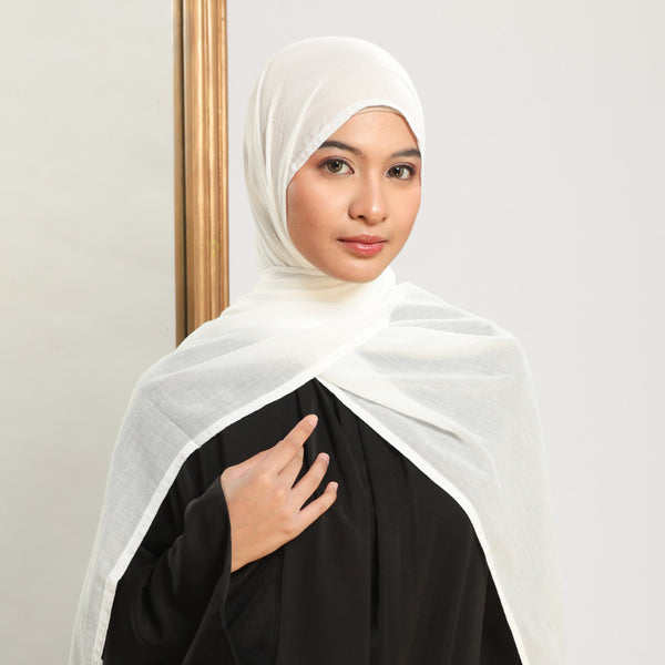 Mima Shawl Broken White New