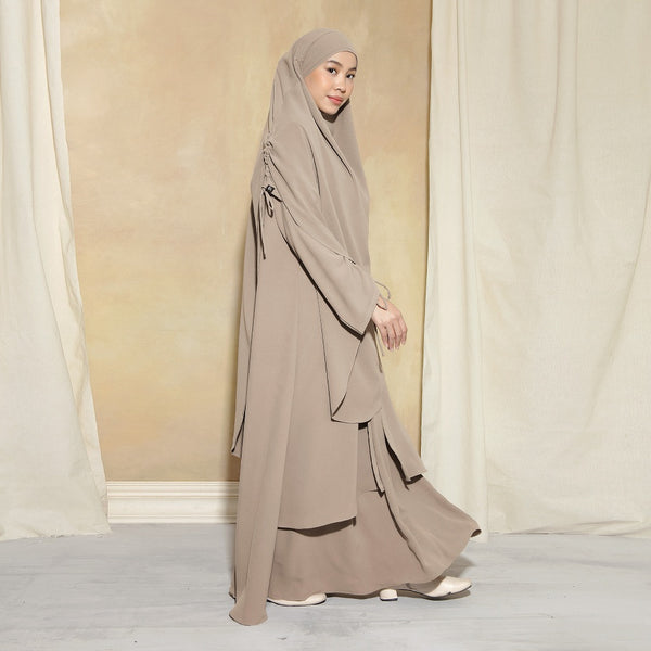 Yasmin Abaya Lozy x Cut Syifa Malt Choco XL
