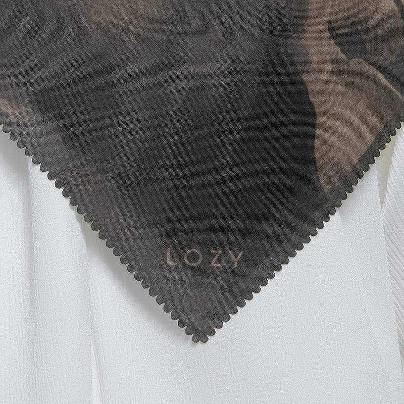 Aurel Scarf Exclusive Pattern Emerald Brown Series 1