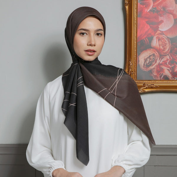 Aurel Scarf Exclusive Pattern Emerald Brown Series 1