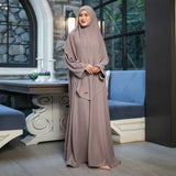 Zainab Abaya Lozy X Cut Syifa Dusty Purple S