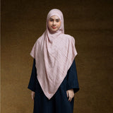 Lozy Hijab - Azra Pashmina Bandana (Pashban Shawl Syari Bahan Cotton Crinkle Pattern)